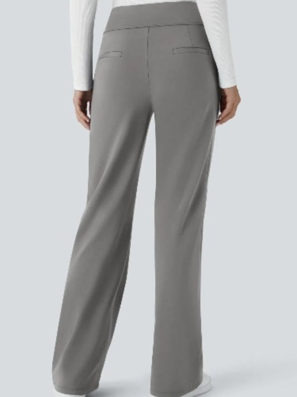 DayStretch Mid Rise Side Zipper Pocket Work Pants - Picture 2 of 3